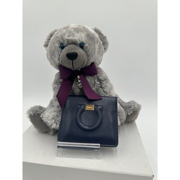 Salvatore Ferragamo Compact Wallet NIB - Picture 1 of 12